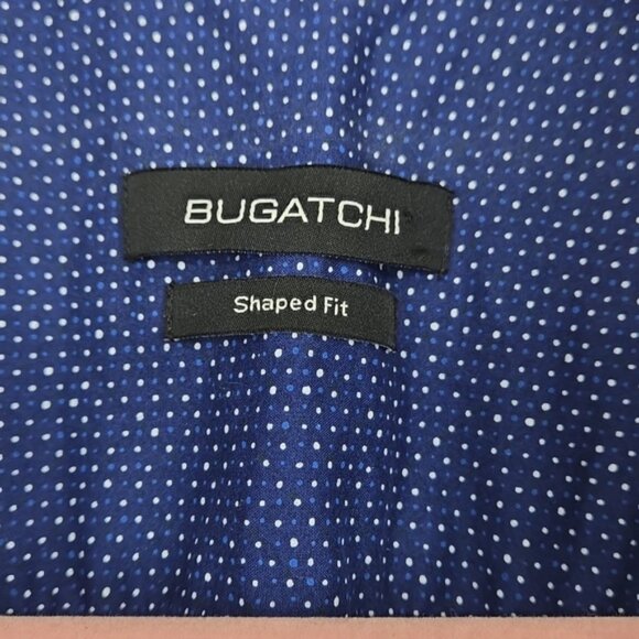 Bugatchi Men's Shaped Fit Sailboat Pattern Button Front Casual Shirt Size 3X - Picture 4 of 12